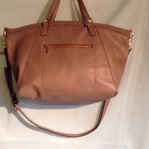 A.N.D. GRAY SHOULDER - SATCHEL- TOTE HANDBAG